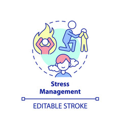 Stress Management Concept Icon