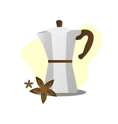 Coffee Teapot And Clove Stars And