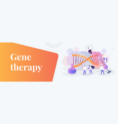 Gene Therapy Concept Banner Header