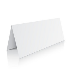 Blank Trifold Paper Brochure Mockup 3d