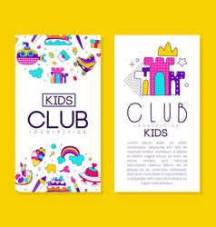 Kids Club Flyer Template Education Playroom