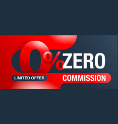 Zero Commissioninterest Free Red Web Banner