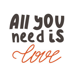 All You Need Is Love Lettering