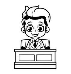 Lawyer Cartoon Icon Legal And Justice