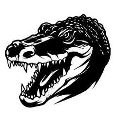 Crocodile Head Animal Logo