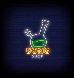 Neon Sign Bong Shop