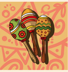 Mexican Maracas Design