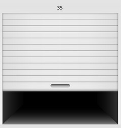 Roller shutter Royalty Free Vector Image - VectorStock