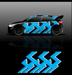 Rally Car Decal Graphic Wrap