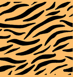 Abstract Tiger Skin Seamless Pattern Animal Print