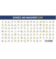 Business And Management Icons Set