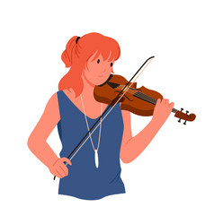 Pretty Woman Playing Violin