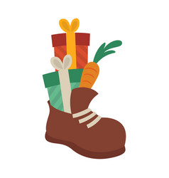 Saint Nicholas Or Sinterklaas Filled Boot