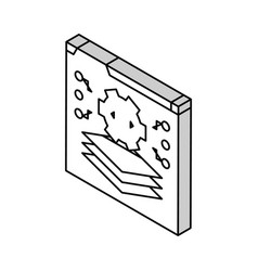 Full Stack Development Software Isometric Icon