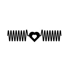 Heartbeat Heart Icon Love Eps Ten