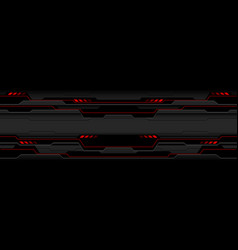 Abstract Red Black Circuit Cyber On Grey Seamless