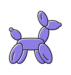 Balloon Sculpture Color Icon