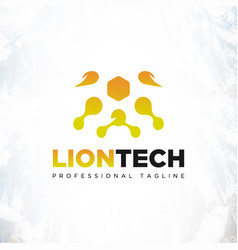 Lion Power Technology Logo Design