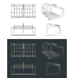 Grapple Bucket Blueprints