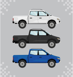 Three Truck Mockup Vehicles