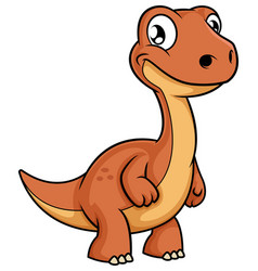 Cute Baby Dinosaur Cartoon Clip Art