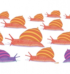 Snails Seamless Pattern