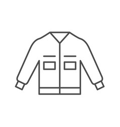 Industrial Jacket Line Outline Icon