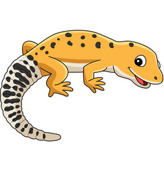 Leopard Gecko Animal Cartoon Colored Clipart