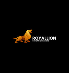 Logo Lion Gradient Colorful Style