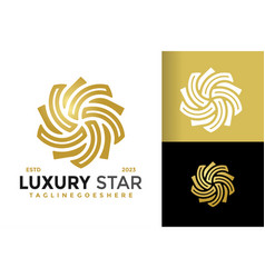 Luxury Star Logo Design Symbol Icon