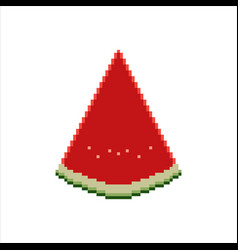 Pixel Art With Watermelon