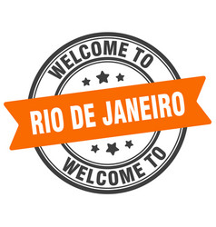 Welcome To Rio De Janeiro Stamp