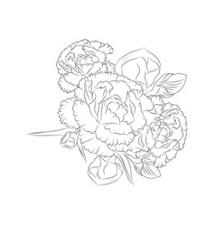 Birth Flower Minimalist Carnation Tattoo Simpl