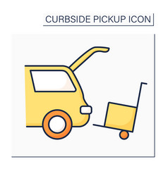 Curbside Pickup Color Icon