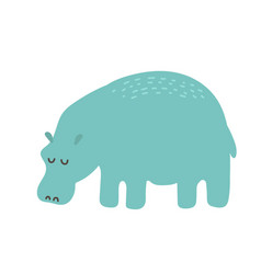 Cute Hippopotamus Cartoon