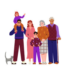 Generations Of Family Concept