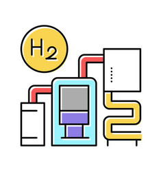 Ammonia Production Color Icon