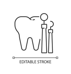 Dentistry Linear Icon