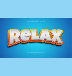 Relax Text Effect Design