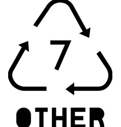 Other Plastic Product Sign Glyph Icon