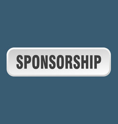 Sponsorship Button Square 3d Push