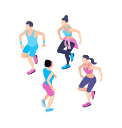 Isometric Jump Aerobics Composition