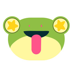 Excited Face Frog