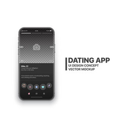 Mobile Dating App Mockup