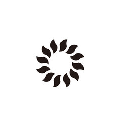 Sun Epic Geometric Symbol Simple Logo