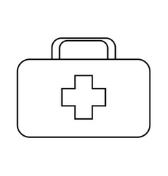 Icon With First Aid Kit Icon Pain Relief Concept