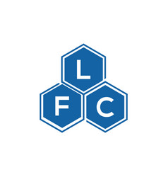 Lfc Letter Logo Design On White Background