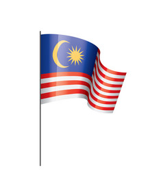 Malaysia flag Royalty Free Vector Image - VectorStock