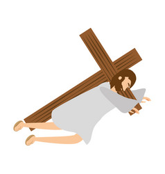 Jesus Christ Second Fall Via Crucis Station