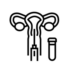 Embryo Transfer Line Icon